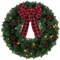 30 LED Lights Christmas Wreaths for Front Door (Dwpw-6034) 10"D x 24"W x 24"H